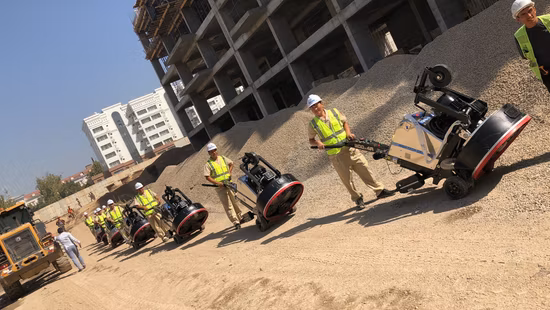 380V Concrete Floor Surfacing Grinder with Planetary Gear Box