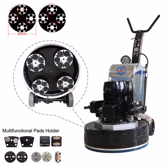 380V Concrete Floor Surfacing Grinder with Planetary Gear Box
