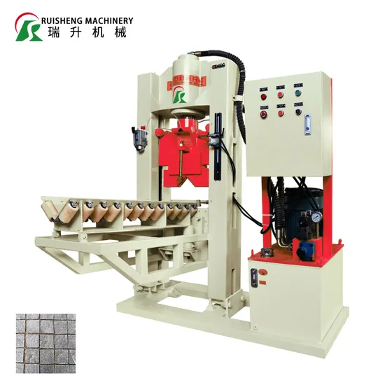 Special Cubes Splitting Machine 10*10cm High Yield and High Efficiency Cubes Stone Processing Machinery 