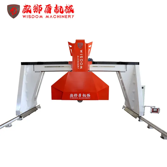 Wisdom Granite Marble Limestone Quarry Gantry Block Rock Saw Stone Cutting Machine 