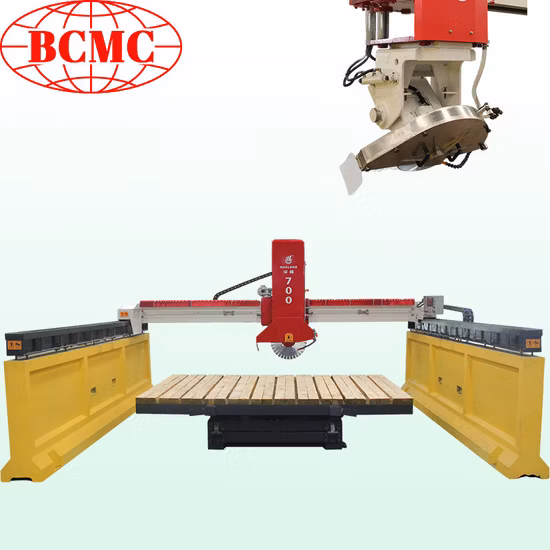 Monthly Deals Stone Edge Cutting Machine CNC Bridge Saw Granite Marble Cutting Machine for Stone Processing