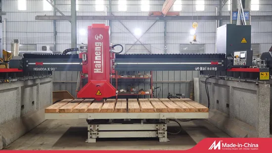 CNC Stone Machine 5 Axis Infrared Granite Bridge Saw Stone Cutting ...