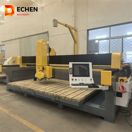 CNC 5 Axis Bridge Saw Stone Cutting Machine Granite Marble Slab Quartz Tile Wire Edge Cutter Block Flaming Bush Hammering Price Kerb Curb 