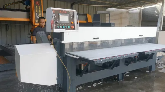 Baotao Machinery CNC Automatic Porcelain Slab 45degree Stone Chamfer Grinding Cutting Machine 