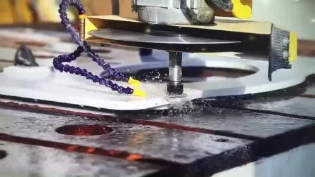 Bridge Saw Stone Cutting CNC Polishing Machine, 4 Axis Granite Marble Kitchen Counter Top Sink Hole Cutting Machine, Stone Automatic Edge Processing Machine 